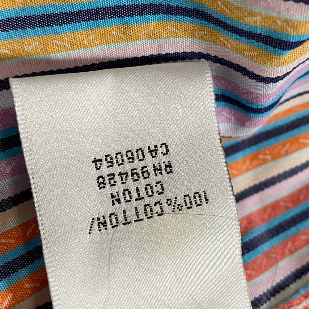 Bugatchi Uomo | Striped Button Down Top M - image 5